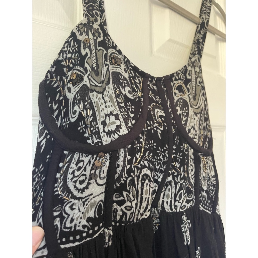 Anthropologie Forever That Girl Black and White
Beaded Maxi Dress. NWOT - Picture 7 of 11
